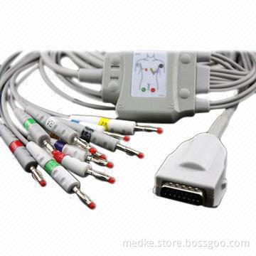 Burdick 10 Leads EKG Cable Banana
